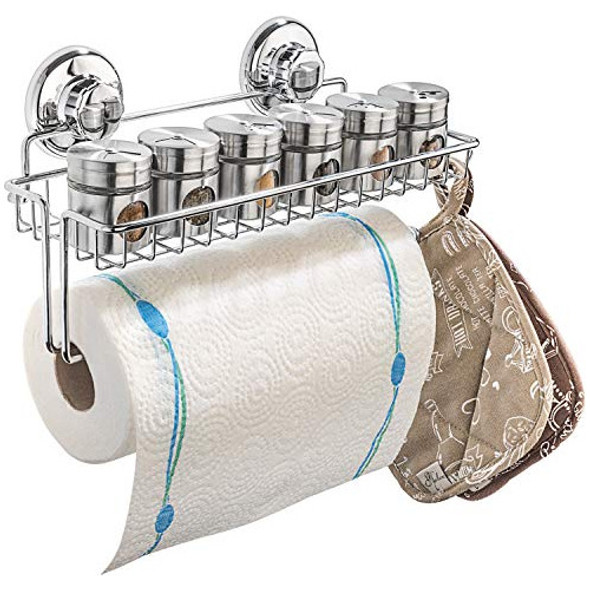 Hasko Accesorios Ventosa Porta Toallas De Papel Con Estante 0