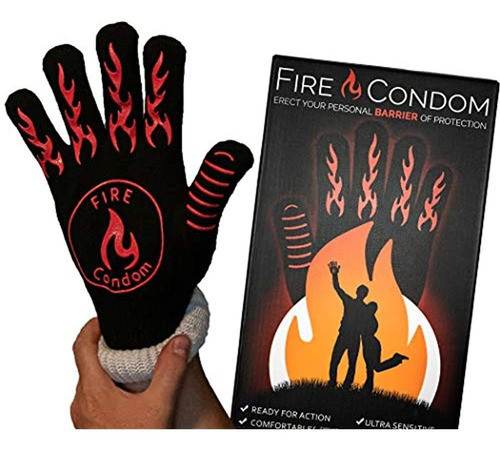 Condon De Fuego - Guante Resistente Al Calor De 932 Grados 0