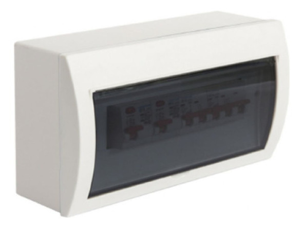 Tablero Exterior Con Riel Din Para Térmica 8 Módulos 0 Tablero Exterior Con Riel Din Para Térmica 8 Módulos 0