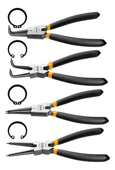 Pinzas Seguros 4 Piezas 1