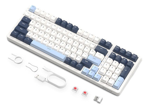 Attack Shark K8 Teclado Mecánico Inalámbrico, Modo De Dispar 0