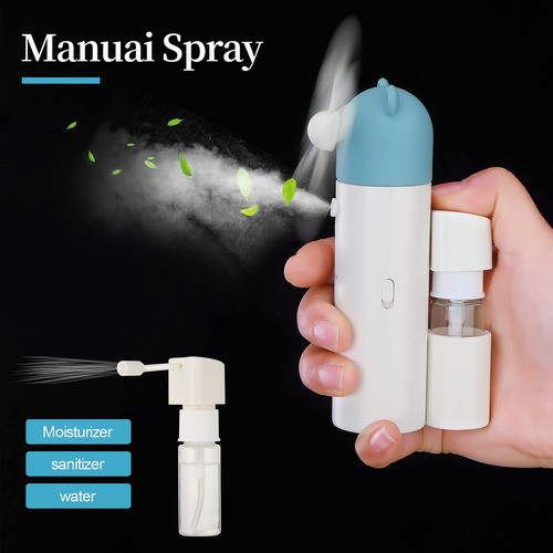 Ventilador Portátil De Mano Con 2 Piezas De Ventilador De . 1