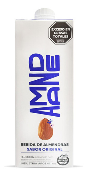 Bebida Leche Almendras Cremosa Amande Sin Tacc 1 Lt Pack X4 1