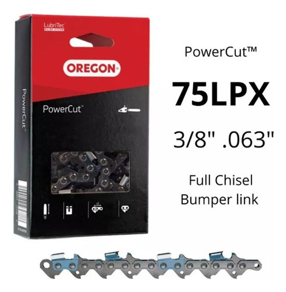 Cadena Oregon Para Stihl 24  3/8  1.6 75lpx 84 Eslabones 1