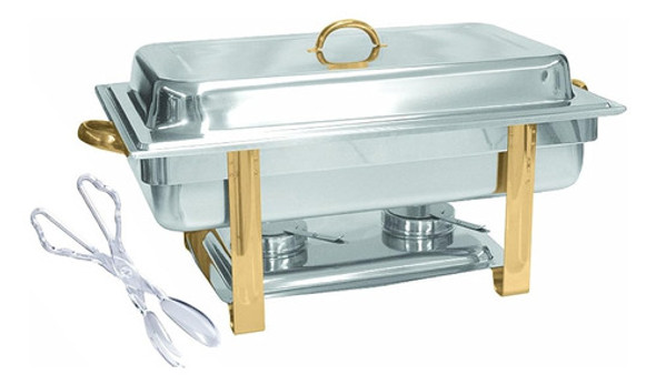 Tiger Chef Juego De Buffet De Platos De Rozadura - Chafers Y 0