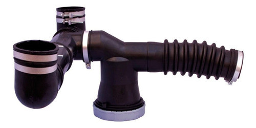 Sifon Crupier Bacha Doble Caucho Termoplastico Para Cocina 1