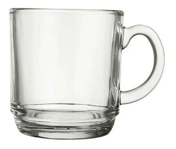 Jarro Vidrio Taza Mug Aspen 300 Ml X 24 Unidades Silverled 0