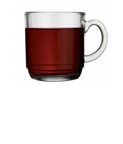 Jarro Vidrio Taza Mug Aspen 300 Ml X 24 Unidades Silverled 1
