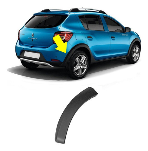 Moldura Paragolpe Trasero Stepway 2015 2016 2017 Derecho 0