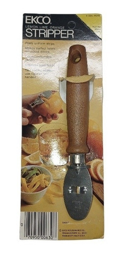 Zester Pelador Grueso Ekco Vintage Importado Coctelería Cítr 0