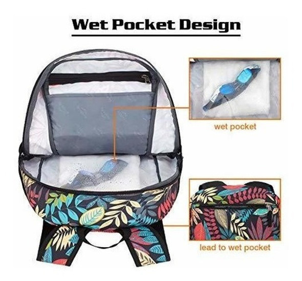 Mochila 40 L Para Senderismo, Trekking - Hoja Negra A4. 1