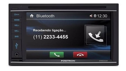Radio Auto Multimedia Positron Sp8520bt 6'' Dvd Usb Bt Sd 1