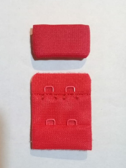 Gancho Corpiño Rojo 30 Mm 2 Posiciones X 50 Uds 0