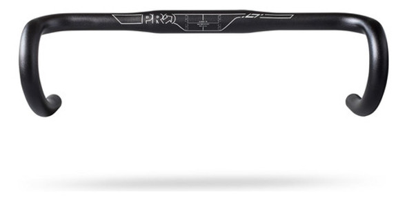 Manubrio Forma Ruta Shimano Pro Lt Compact 420 Mm 31.8 Mm 0