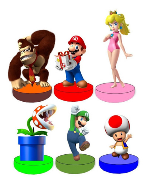 Mario Bros Centros De Mesa Decoraciónes 0 Mario Bros Centros De Mesa Decoraciónes 0