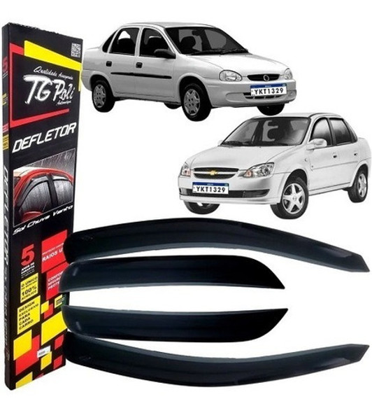 Calha Chuva Gm Corsa Hatch Wagon Sedan Classic 94a16 Tg Poli 0