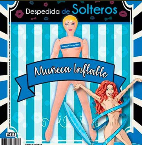 Muñeca Inflable 1,44cm - Despedida Solteros 1