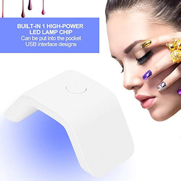Lámpara De Uñas Uv, Lámpara Uv De Un Solo Dedo De 52 W, Mini 1