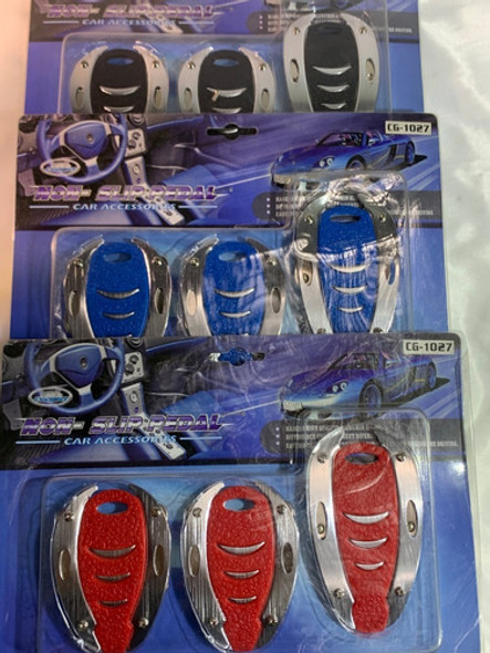 Juego Pedaleras 3pz Auto Universales Metal  J304 Regalo 1 Juego Pedaleras 3pz Auto Universales Metal  J304 Regalo 1