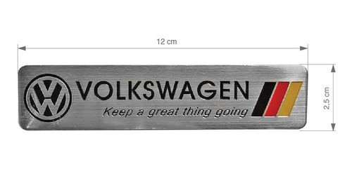 Insignia Decorativa Volkswagen Scirocco Beetle Fox Passat M2 1