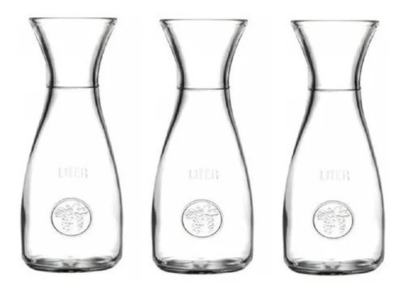 Set X 12 Botella Jarra Pasabahce 500 Ml Linea Bacchus Bebida 1