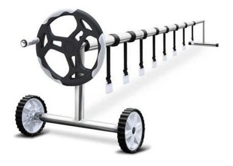 Manta Termica Cobertor Para Piscinas 14x3 Mtrs + Enrollador 1