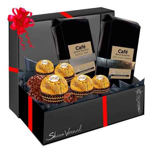 Caja De Regalos Café Gourmet Colombia Sharo Wernal Bombones 1