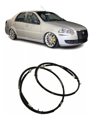 Kit X 2 Cables De Freno Fiat Palio 326 Siena 2012/ 0