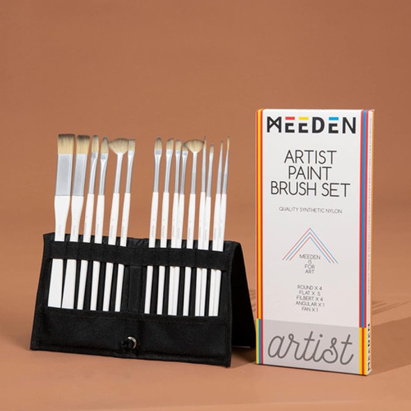 Meeden Paint Brushes Set, 15 Pcs Pinceles De Acrílico, Pince 0 Meeden Paint Brushes Set, 15 Pcs Pinceles De Acrílico, Pince 0