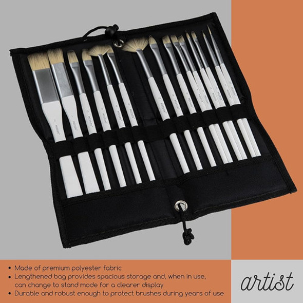 Meeden Paint Brushes Set, 15 Pcs Pinceles De Acrílico, Pince 1 Meeden Paint Brushes Set, 15 Pcs Pinceles De Acrílico, Pince 1
