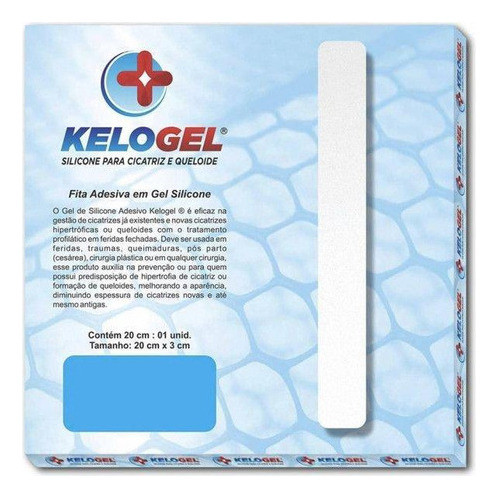 Fita Adesiva Em Gel 20 X 3cm Cicatrizes - Kelogel 0