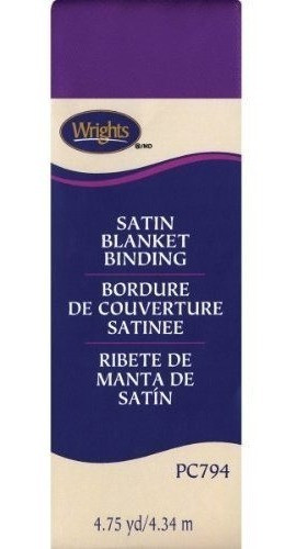 Wrights 117794064 Sola Capa De Raso De Saten Vinculante 2 Po 0
