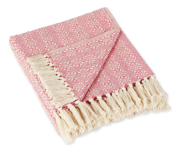 Dii Diamond Stitch Tejido, Orgánico Moderno, 50 X 60, Rosa 0