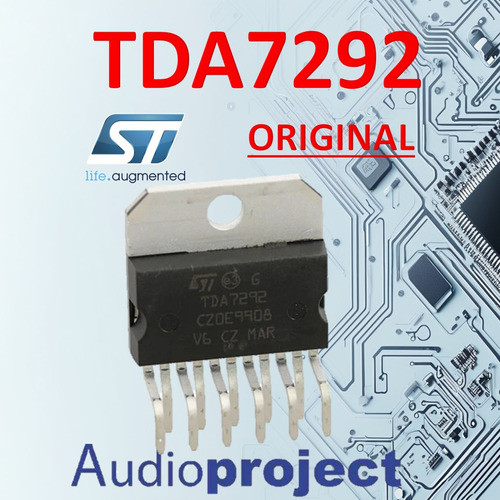 Tda7292 - Circuito Integrado Amplificador Estereo 2x40 Watts 1