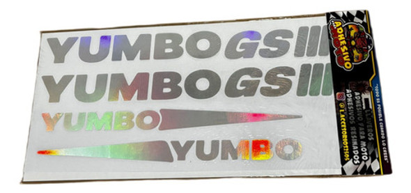 Adesivo Estética Yumbo Gs Iii Holografico Tamaño Original 0