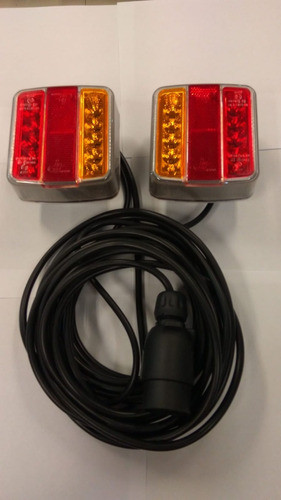 Juego Luces Para Trailer En Led Con Iman 0