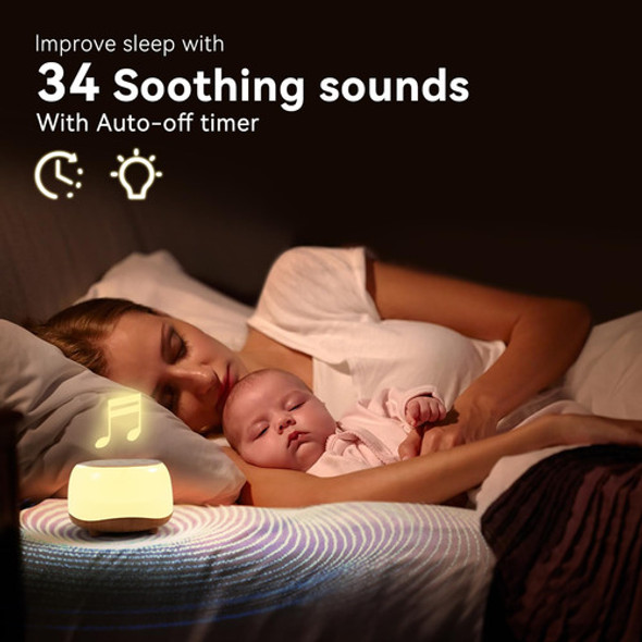 Máquina De Sonido Blanco Y Luz Nocturna 34 Sonidos 30 Nivele 1