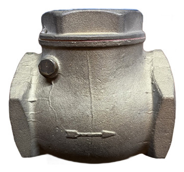 Valvula De Retención A Clapeta De Bronce 3 1