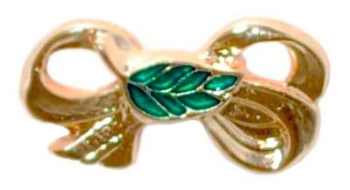 Pin Acacia Dorada Y Verde Con Moña Dorada - Masón, Masonería 1