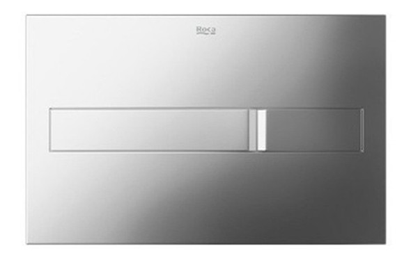Tapa Tecla Dual Cromada Slendra De 3/6 Litros Roca 0