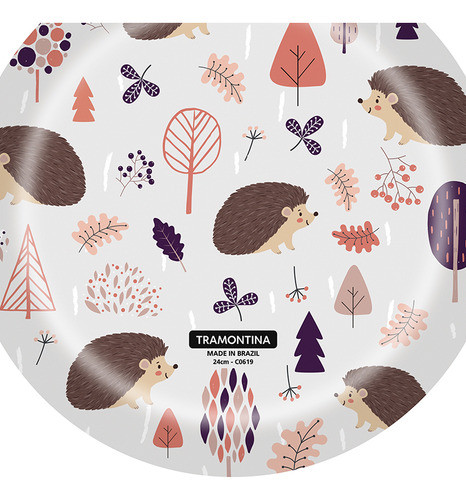 Sartén 24 Cm Blanco Con Dibújos, Vivacor - Tr5501 1