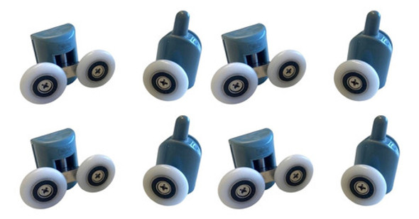 Rueda Para Mampara De Baño (8 Pzs) Rodamientos 0