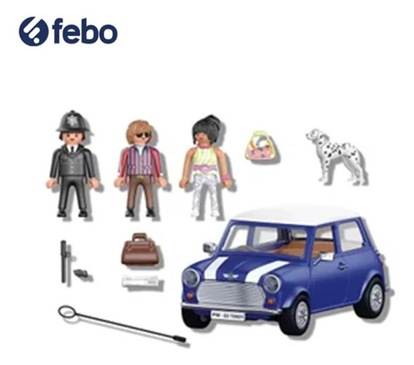 Playmobil  Auto Mini Cooper Juguete Accesorios Trannsporte 1