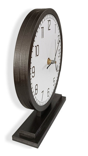 Reloj Escritorio, Mesa, En Madera, Viena, Somos Fabricantes 1