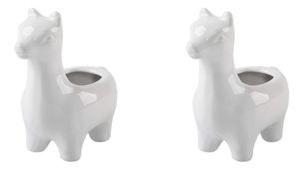 Flora Bunda 5 Macetas Vacías Cerámica Con Forma Llama, Juego 0 Flora Bunda 5 Macetas Vacías Cerámica Con Forma Llama, Juego 0