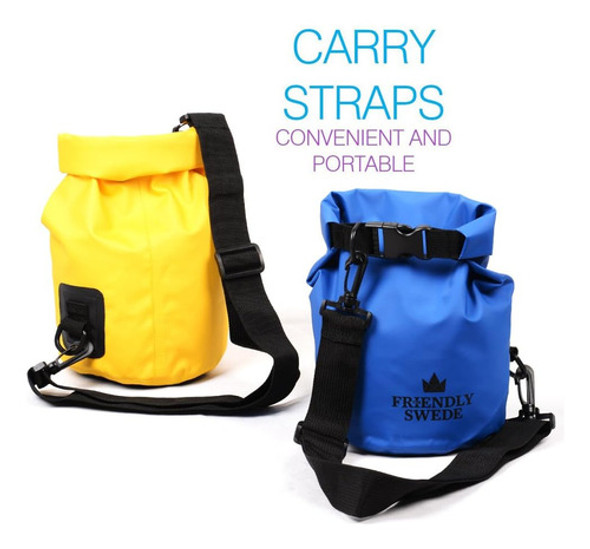 Friendly Swede Bolsas Secas Lona Pvc 2 Piezas 2l / 2l 1