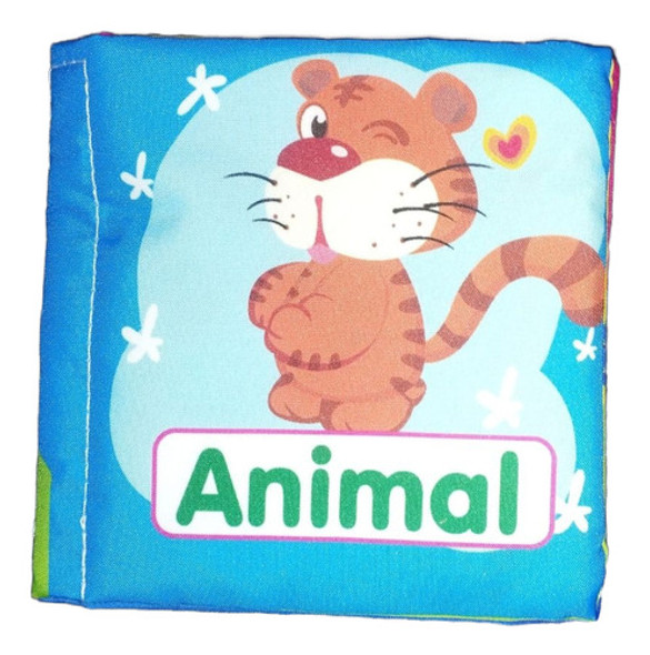 Libro Didáctico Tela Librito Para Bebé Crujiente 0