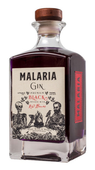 Gin Malaria Premium Black + 2 Copas Gin - Ayres Cuyanos 1