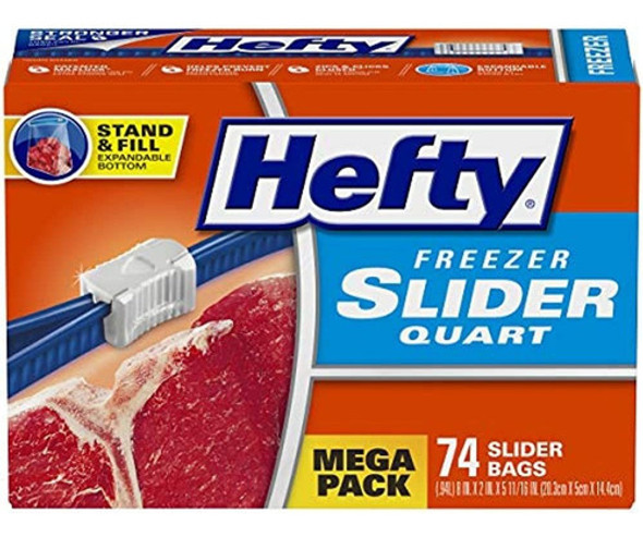 Hefty Slider Bolsas De Almacenamiento Para Congelador, Tamañ 0 Hefty Slider Bolsas De Almacenamiento Para Congelador, Tamañ 0