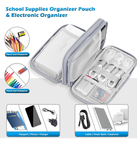 Organizador De Cables, Estuche De Viaje, Bolsa, Accesorios E 1
